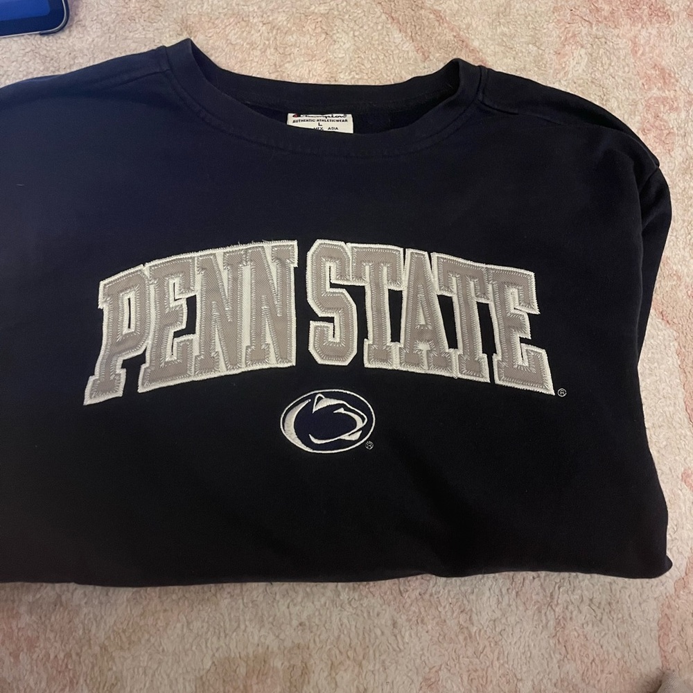 Oversized Penn State Black Sweatshirt